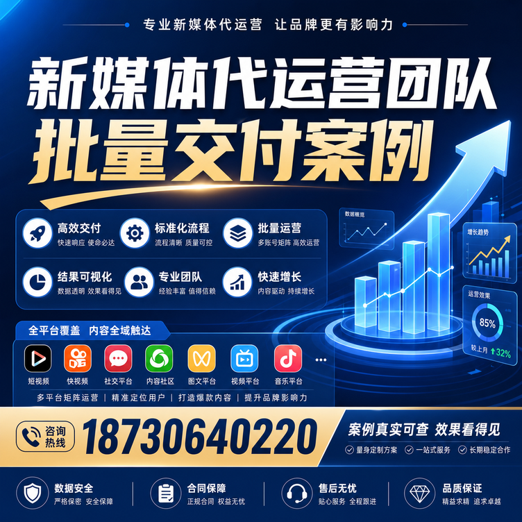 深圳代运营公司多客户账号批量高效交付案例